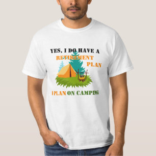 T-shirt Camping humoristique