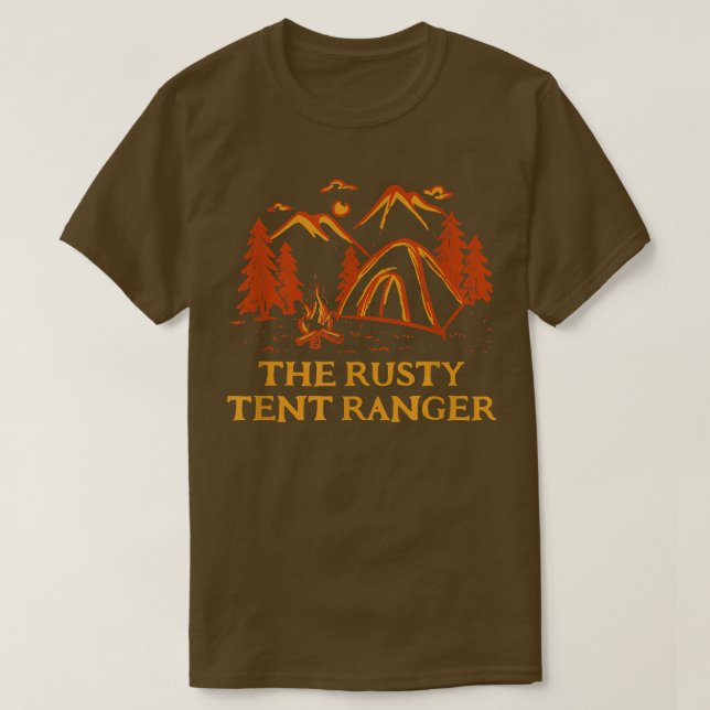 T-shirt Camping Les amis Camper Buddy (Design devant)