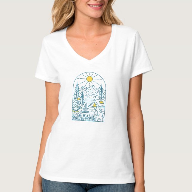 T-shirt Camping Life 2 (Devant)