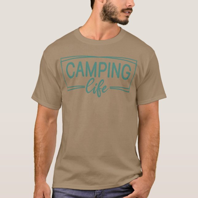 T-shirt Camping Life Camping Adventure Lover Camp friends (Devant)
