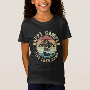 T-Shirt Camping - Live. Amour. Camp à l'extérieur