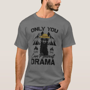 T-shirt Camping Llama Vous Pouvez Empêcher Les Drames
