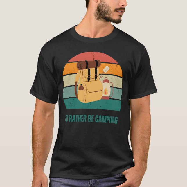 T-shirt Camping Lover Camping Life funny (Devant)