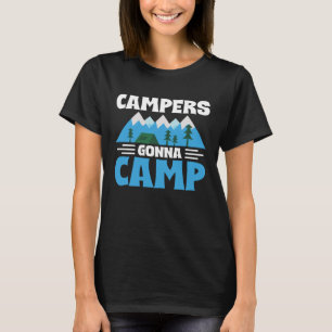 T-shirt Camping Lover Funny Campers Camping Camping Famill