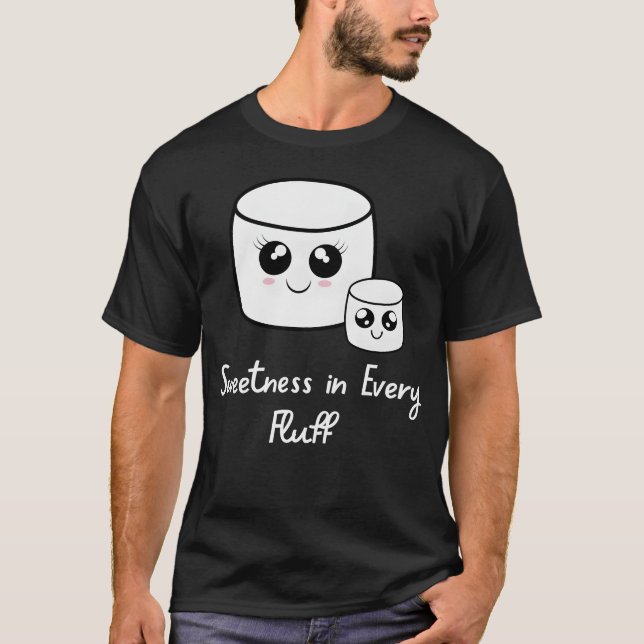 T-shirt Camping Lovers Marshmallow gift (Devant)