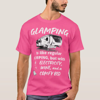 T-shirt Camping Luxueux 5ème Roue Drôle Sarcasme Camping C