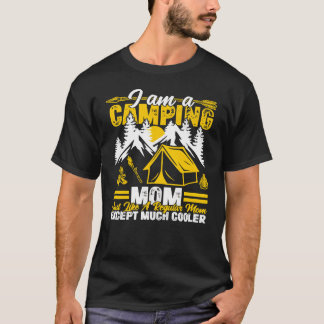 T-shirt Camping Maman Fête des Mères famille