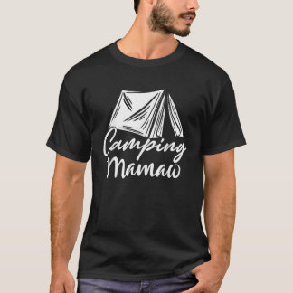 T-shirt Camping Mamaw Camper Famille Correspondance Camp T