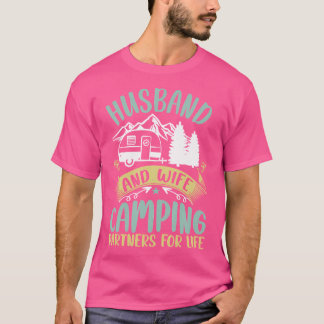 T-shirt Camping Mari Et Femme Partenaires Pour Life Camper