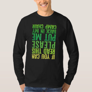 T-shirt Camping Me Rendre Président Du Camp Drunk