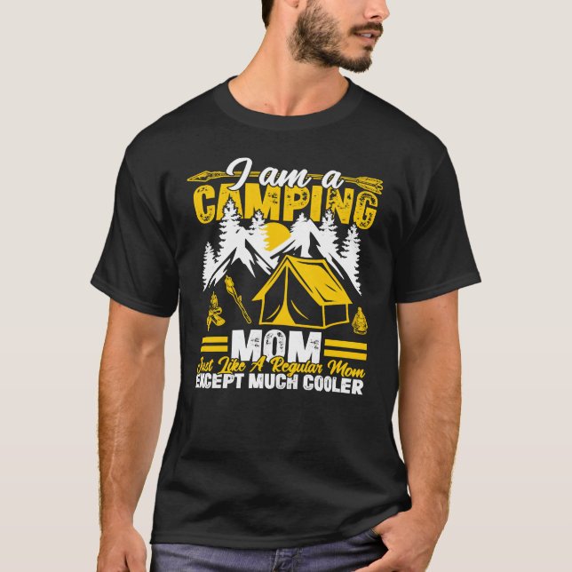 T-shirt Camping Mom Mother Day family (Devant)