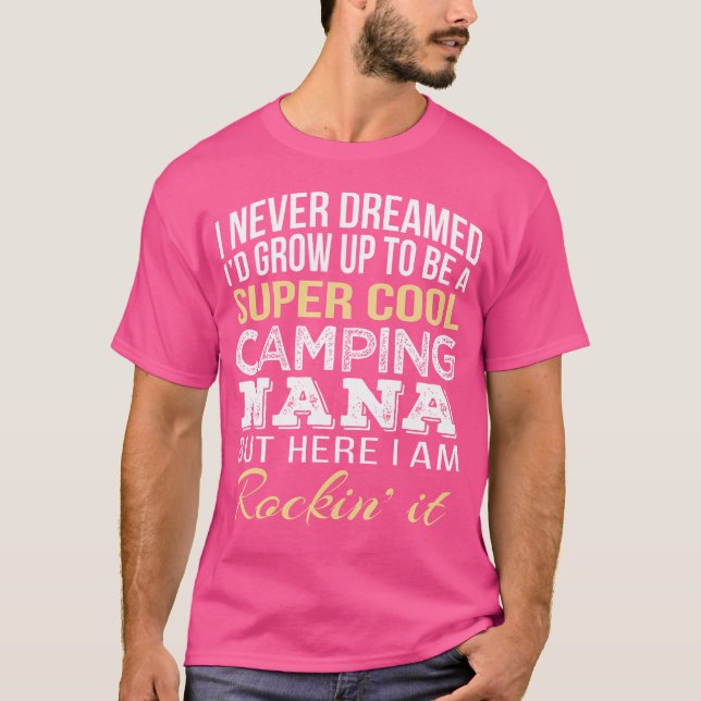 T-shirt Camping Nana T Shirt (Devant)