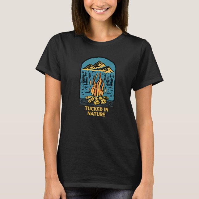 T-shirt Camping Nature Camper Wildlife Camper Outdoor H (Devant)