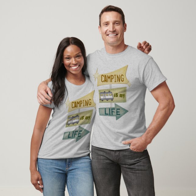 T-shirt Camping personnalisé papa ou autre (Unisexe)