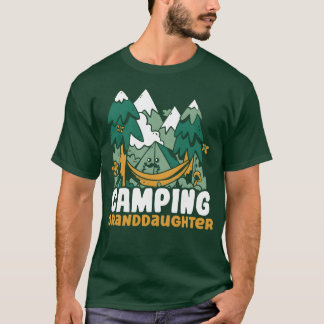T-shirt Camping Petite-fille Passion Camping-car Camping T