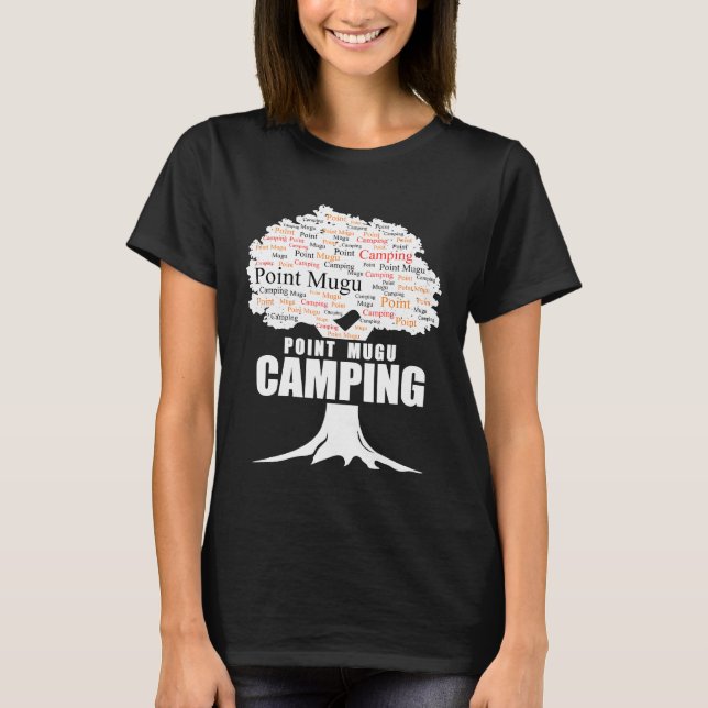 T-shirt Camping Point Mugu Camping (Devant)