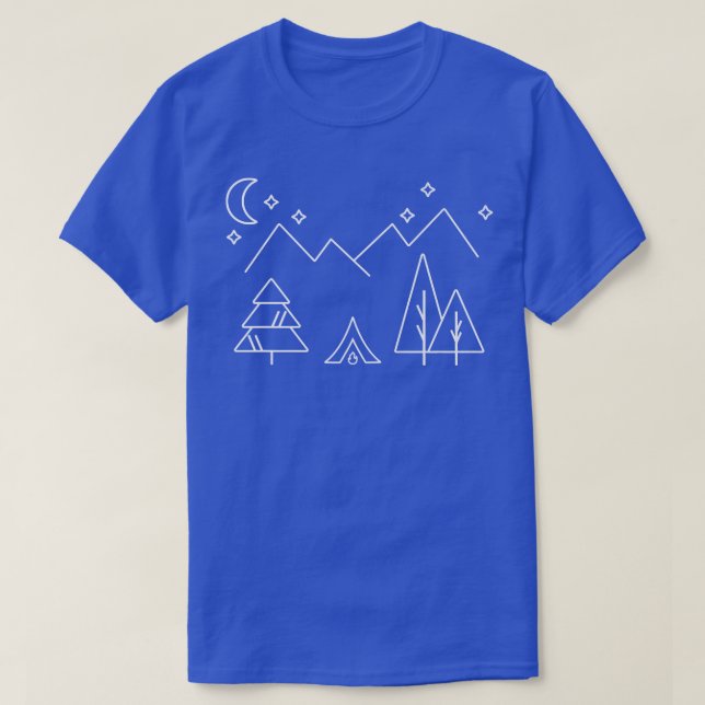 T-shirt Camping Premium  (Design devant)