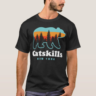 T-shirt Camping Randonnée Catss Ny Bear Mountains Nouvelle