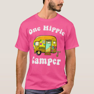 T-shirt Camping Rétro 60S Les années 70 Drôle Hippie Rv Ca