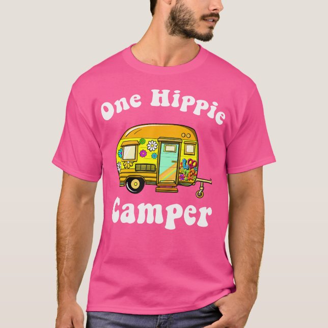 T-shirt Camping Rétro 60S Les années 70 Drôle Hippie Rv Ca (Devant)