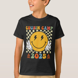 T-shirt Camping Rétro des Cousins 2025 Vacances Familiales