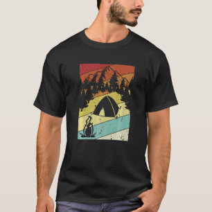 T-shirt Camping Rétro Tentes Glamping Camping Camper Campi