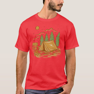 T-shirt Camping sauvage fille