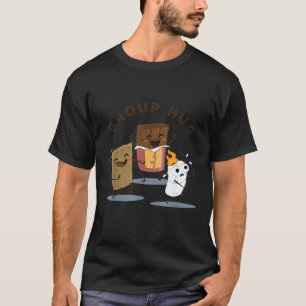 T-shirt Camping Smores Marshmallow Dégustation Feu de feu