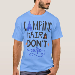 T-shirt Camping soins des cheveux 
