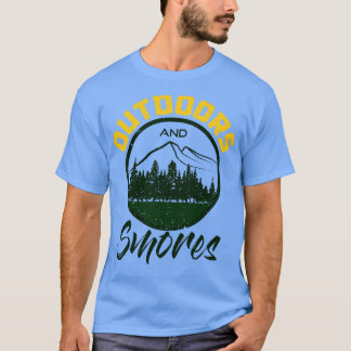 T-shirt Camping Sortes Et Smores