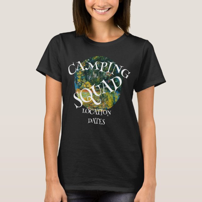 T-SHIRT CAMPING SQUAD 2030 2031 2032 2033 2034 2035 2036 (Devant)
