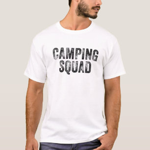 T-shirt Camping Squad Drôle Correspondant Famille Glamping