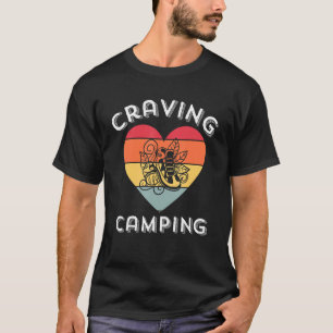 T-shirt Camping Stuff Femmes Rétro Camper Personnes Qui Ai