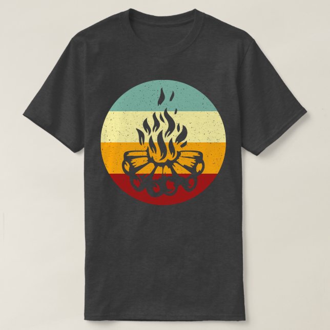 T-shirt Camping Style Rétro (Design devant)