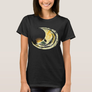 T-shirt Camping Sur Lune Surreal Sunrise Camp Amateurs