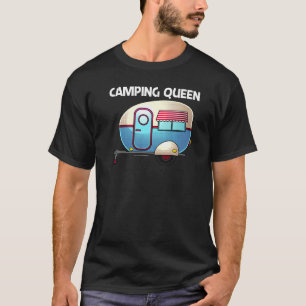T-shirt Camping Sympa Pour Femmes Maman Véhicule de Loisir
