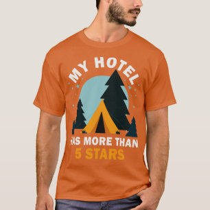 T-shirt Camping Tentes Scouts Nature