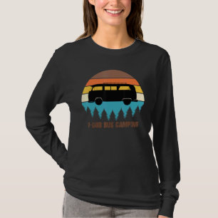 T-shirt Camping V-Dub Bus Sunset Rétro