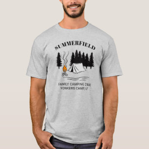 T-shirt Camping Voyage Camping Famille Réunion Personnalis