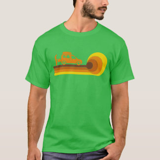 T-shirt CampingCamper MicrocampervoyageCaravane années 70 