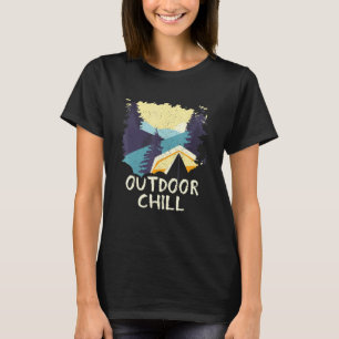 T-shirt Campisme de détente en plein air Nature Camper Pro