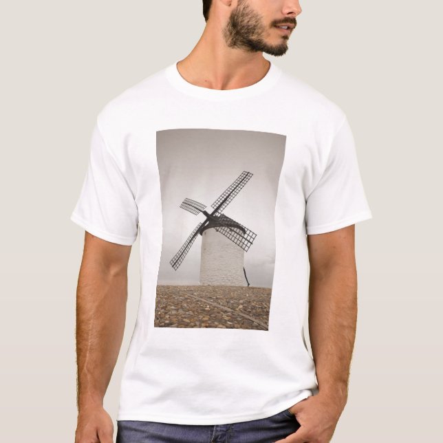 T-shirt Campo de Criptana, anciens moulins à vent de La Ma (Devant)