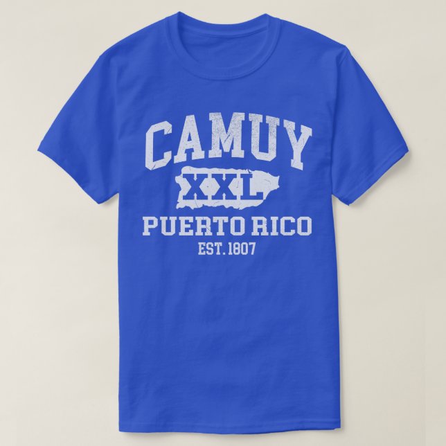 T-shirt Camuy Porto Rico XXL Design sportif 1 (Design devant)