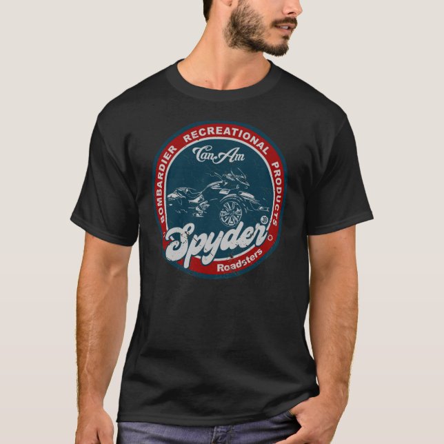 T-shirt Can-Am Spyder Retro   (Devant)