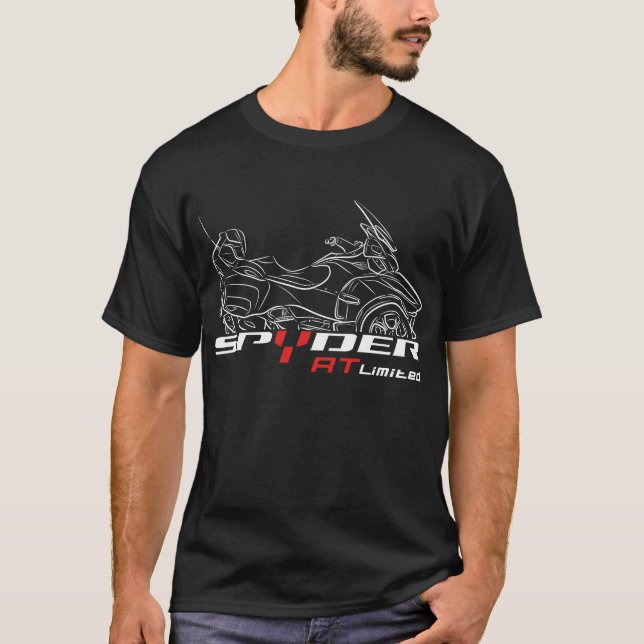 T-shirt Can-Am Spyder RT Limited 2011-2019 (Devant)