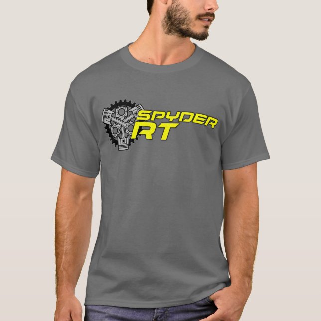 T-shirt Can Am Spyder Three Piston RT Shirt (Devant)