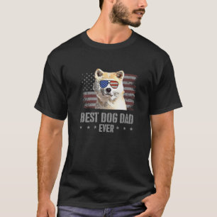 T-shirt Canaan Dog Best Dog Papa Jamais Retro USA American