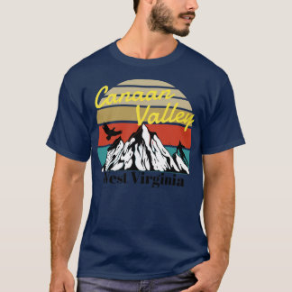 T-shirt Canaan Valley ski West Virginie