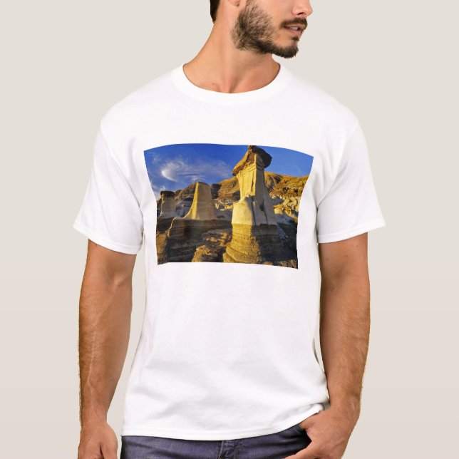 T-shirt Canada, Alberta, Drumheller. Hoodoos. (Devant)