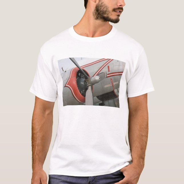 T-shirt Canada, Alberta, Edmonton: Aviation de l'Alberta (Devant)